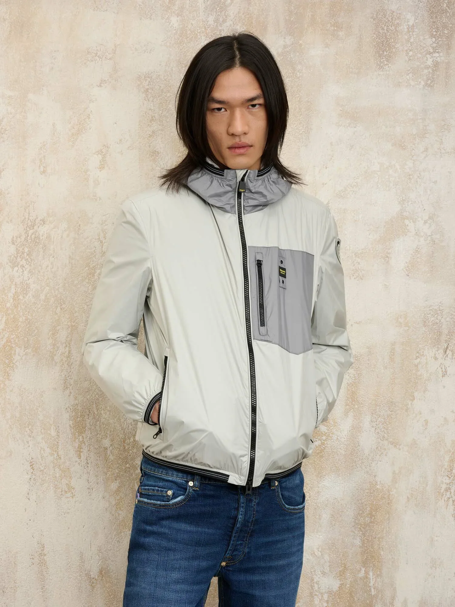 Blauer uomo giubbino Bray 25SBLUC01210007101 112 fariona tapioca