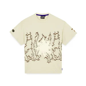 Octopus uomo t-shirt The Gathering Plains 25SOTS90 crema