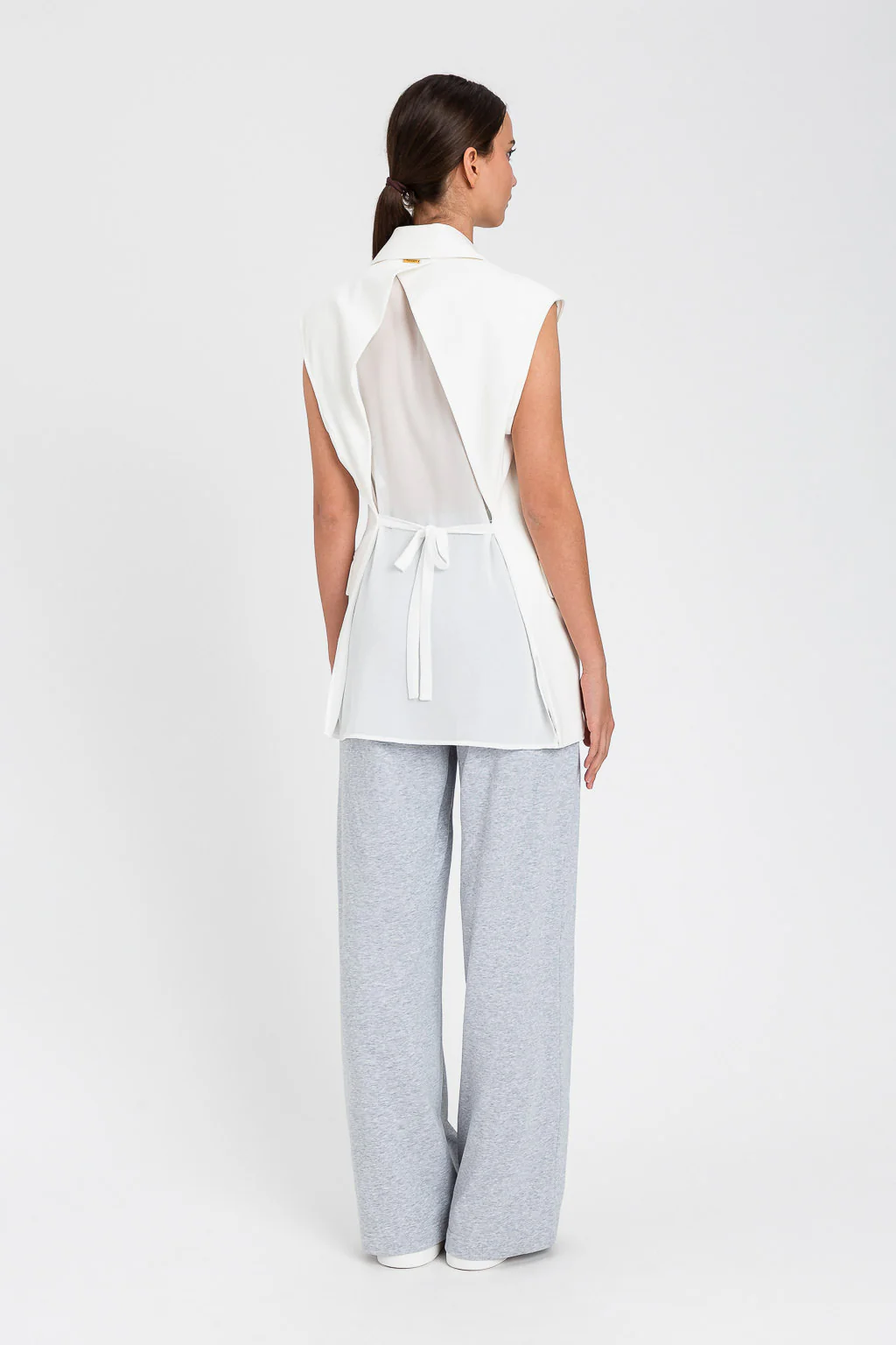 Pantaloni ampi in felpa TWINSET - immagine 7