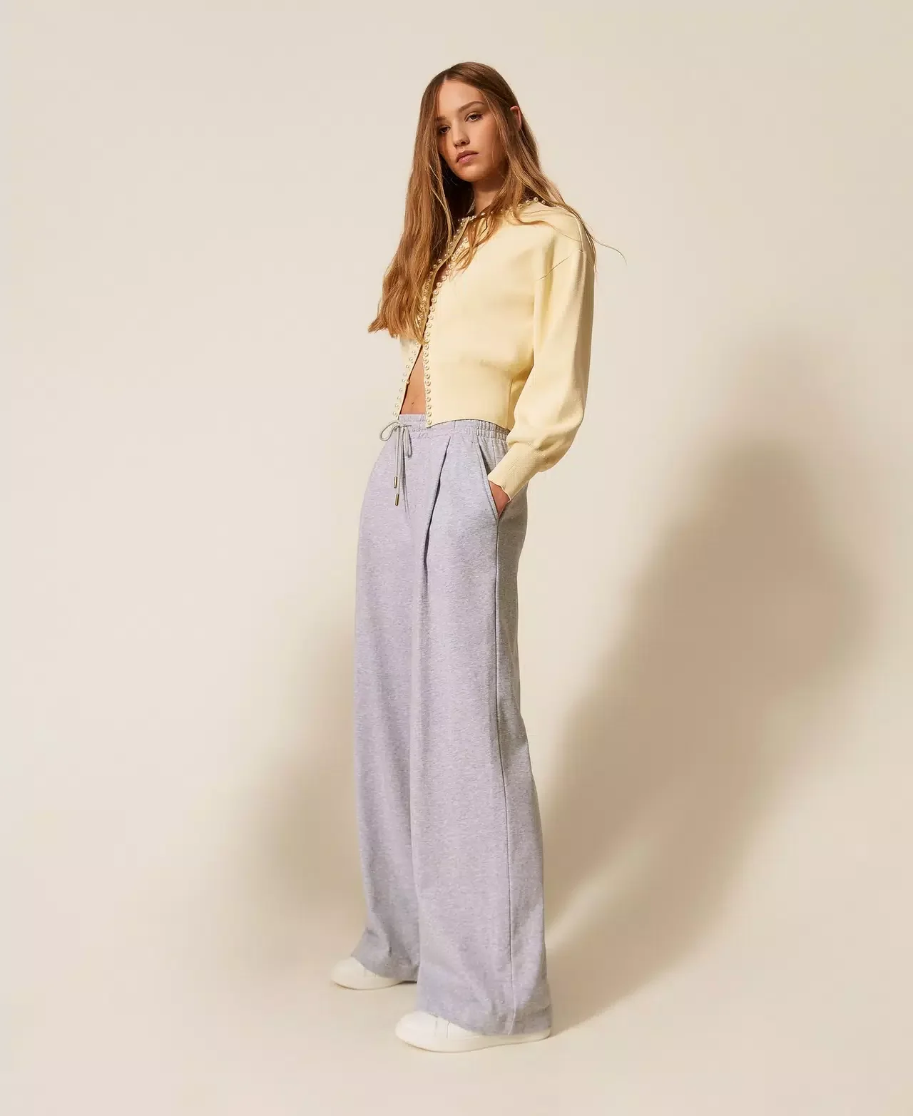 Pantaloni ampi in felpa TWINSET - immagine 4