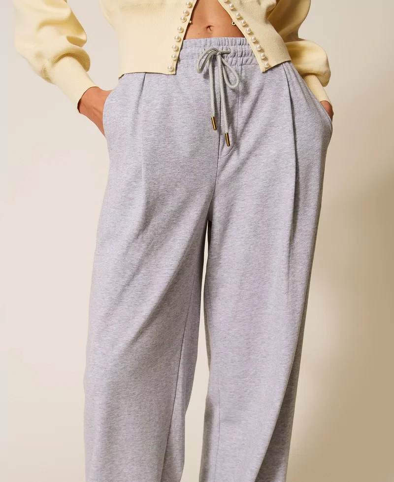 Pantaloni ampi in felpa TWINSET - immagine 3