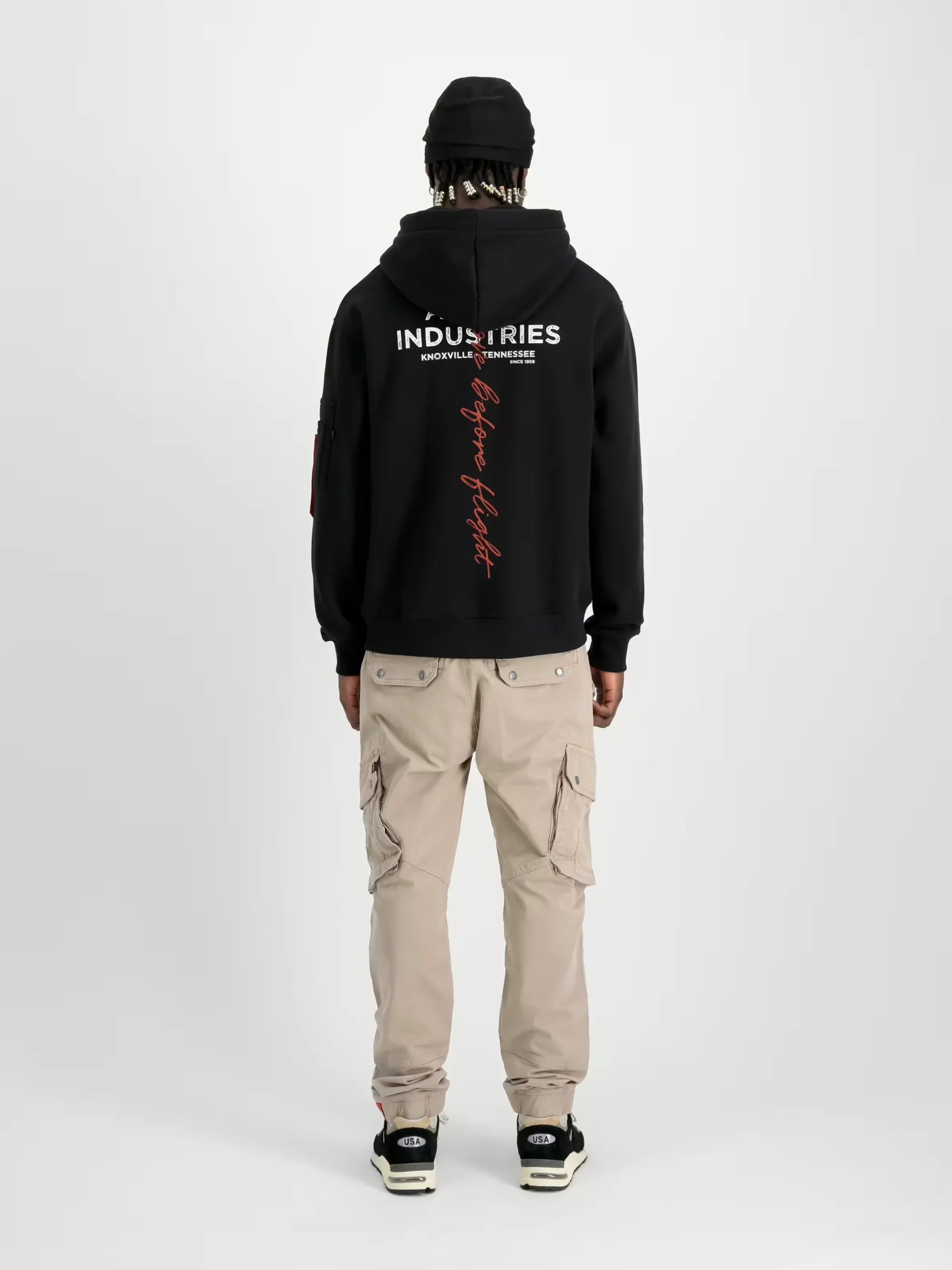 alpha industries uomo felpa signature bp Nero - immagine 3