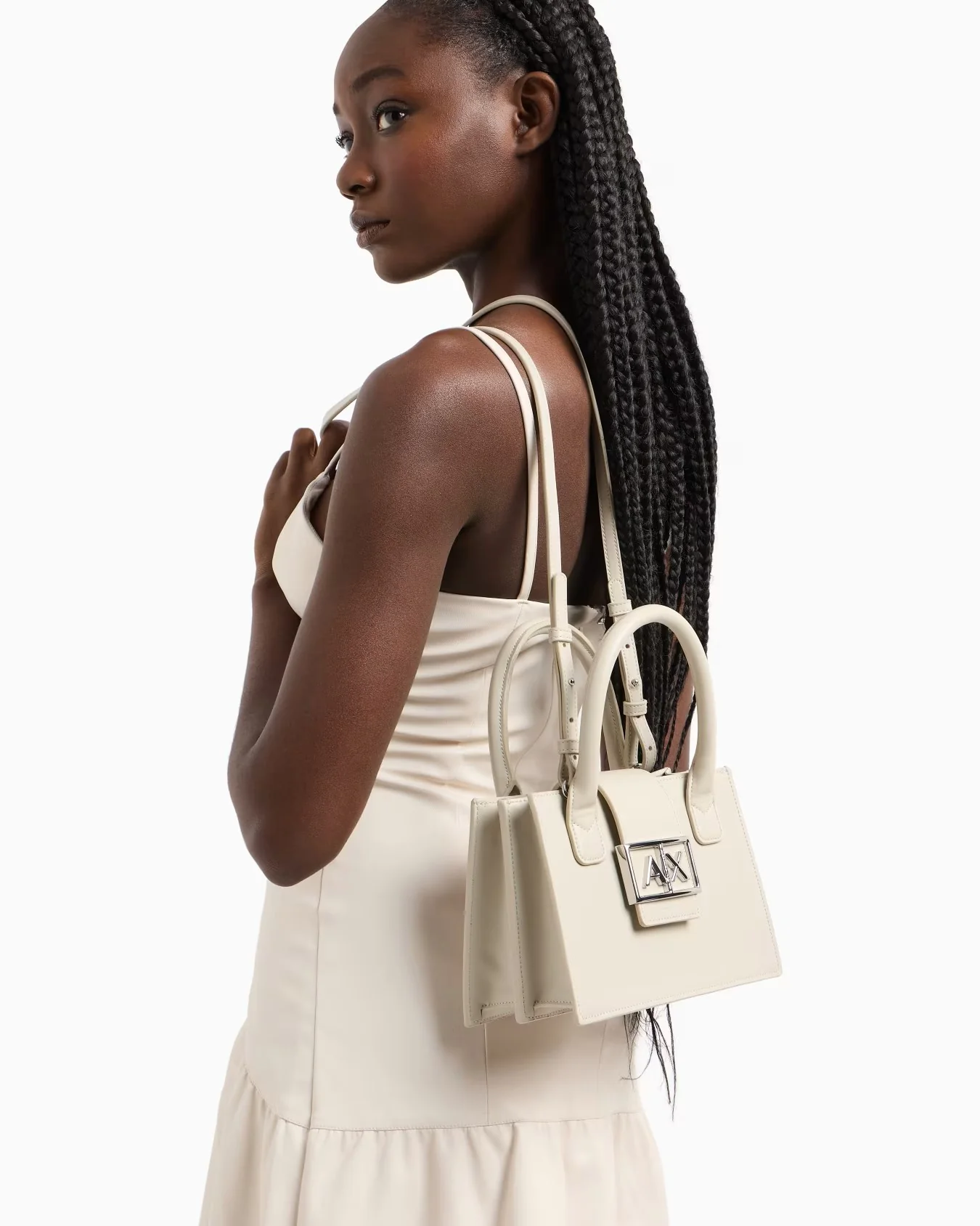 Armani Exchange donna borsa XW000306AF12039 U1095 Beige - immagine 3