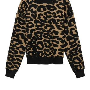 Vero Moda donna maglia Siljeanimal 10330808 BLACK