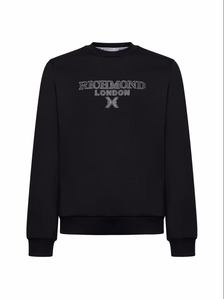 Richmond uomo felpa Yunus UMA25067FEHB Black