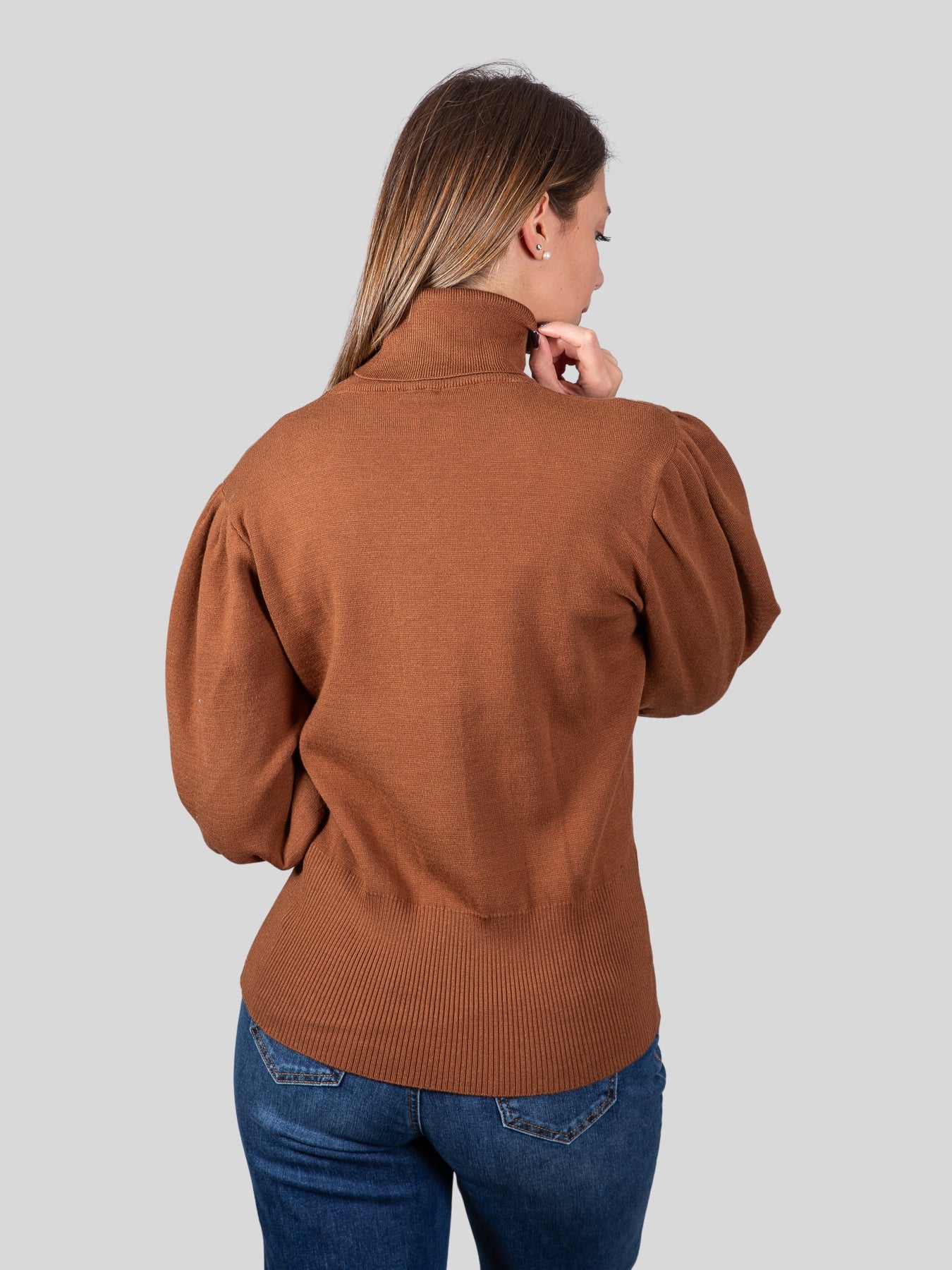 Gold rush donna maglia dolcevita W-RNS014 - immagine 5