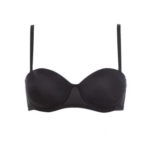 LORMAR Reggiseno Donna A Fascia con Spalline Removibili e Ferretto Art. Pura