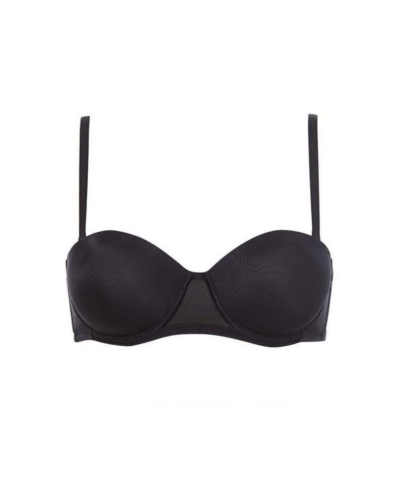 LORMAR Reggiseno Donna A Fascia con Spalline Removibili e Ferretto Art. Pura - immagine 2