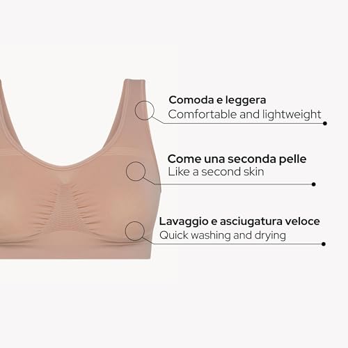 POMPEA 3 Brassiere Seamless Spalla Larga Art. 1553 - immagine 8