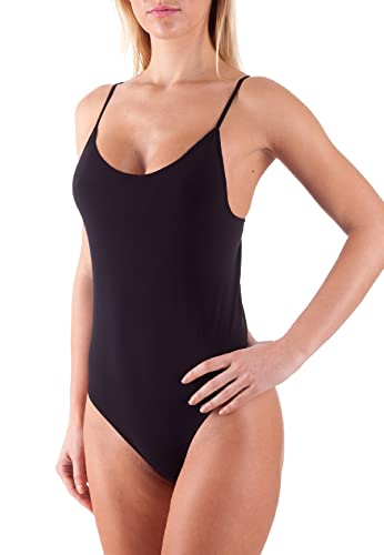 BELLISSIMA Body Donna in Microfibra Elasticizzata Spalla Stretta Art. 089 - immagine 5