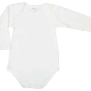 ELLEPI Body americano caldo cotone manica lunga, Bianco, Confezione 2 Pz Art. 890