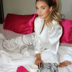 Completo camera Giacca e Pantalone rasato BIANCO Promise