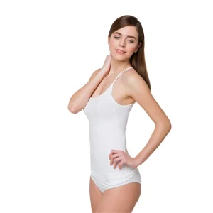 BELLISSIMA 3 Canotte Donna Spalla Stretta Seamless Senza Cuciture Art. 052