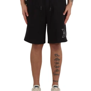 Richmond uomo bermuda Fleece Midere UMP25116BE Black