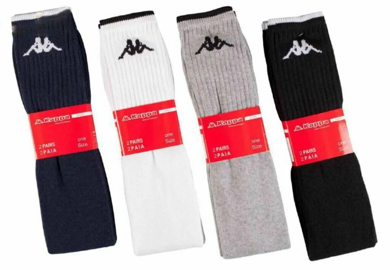 KAPPA 2 calzettone lungo spugna sport taglia unica mod. BASKET Art. K001 - immagine 2
