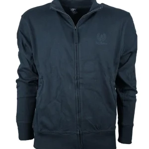 BE BOARD Felpa Uomo Cotone Felpato Zip Aperta Taglie Forti Art 9030