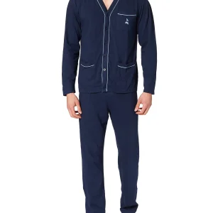 NAVIGARE Pigiama uomo aperto caldo cotone art. 14258/A