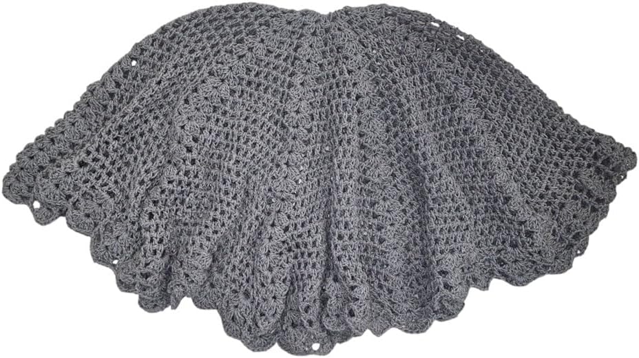 Mantellina Donna Coprispalle Misto Lana Fatta A Mano - immagine 8