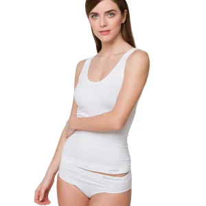 BELLISSIMA 3 Canotte Spalla Larga Donna Seamless Senza Cuciture Art. 053