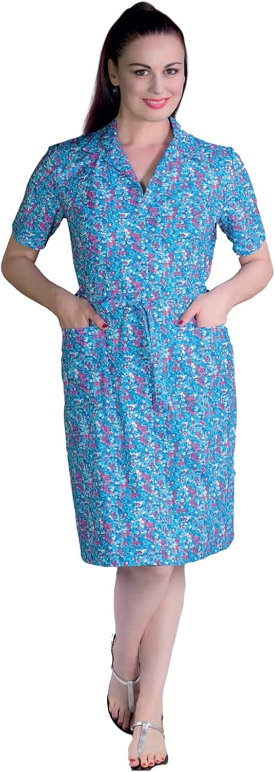 AERTRE Grembiule Copriabito Donna Lungo Mezza Manica Art. Nizza - immagine 2