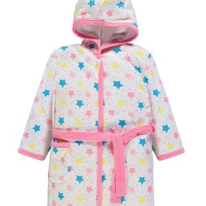 ELLEPI Accappatoio Mesi in Spugna di Cotone a Fantasia