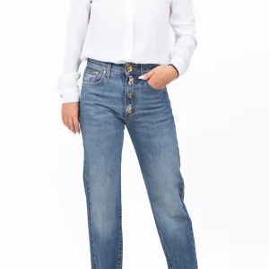 Vicolo donna jeans DS0059 Denim Blu