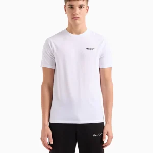 Armani Exchange uomo t-shirt 8NZT91 Z8H4Z 100 Bianco