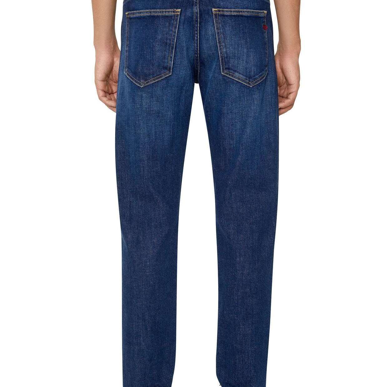 Diesel Uomo Jeans D-strukt Blue Scuro A03562-0NFAN-01 - immagine 4