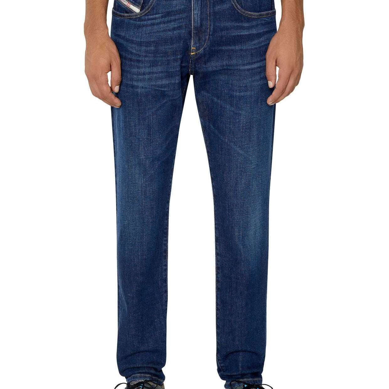 Diesel Uomo Jeans D-strukt Blue Scuro A03562-0NFAN-01