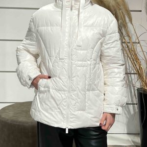 Vicolo donna piumino TS0024 Bianco