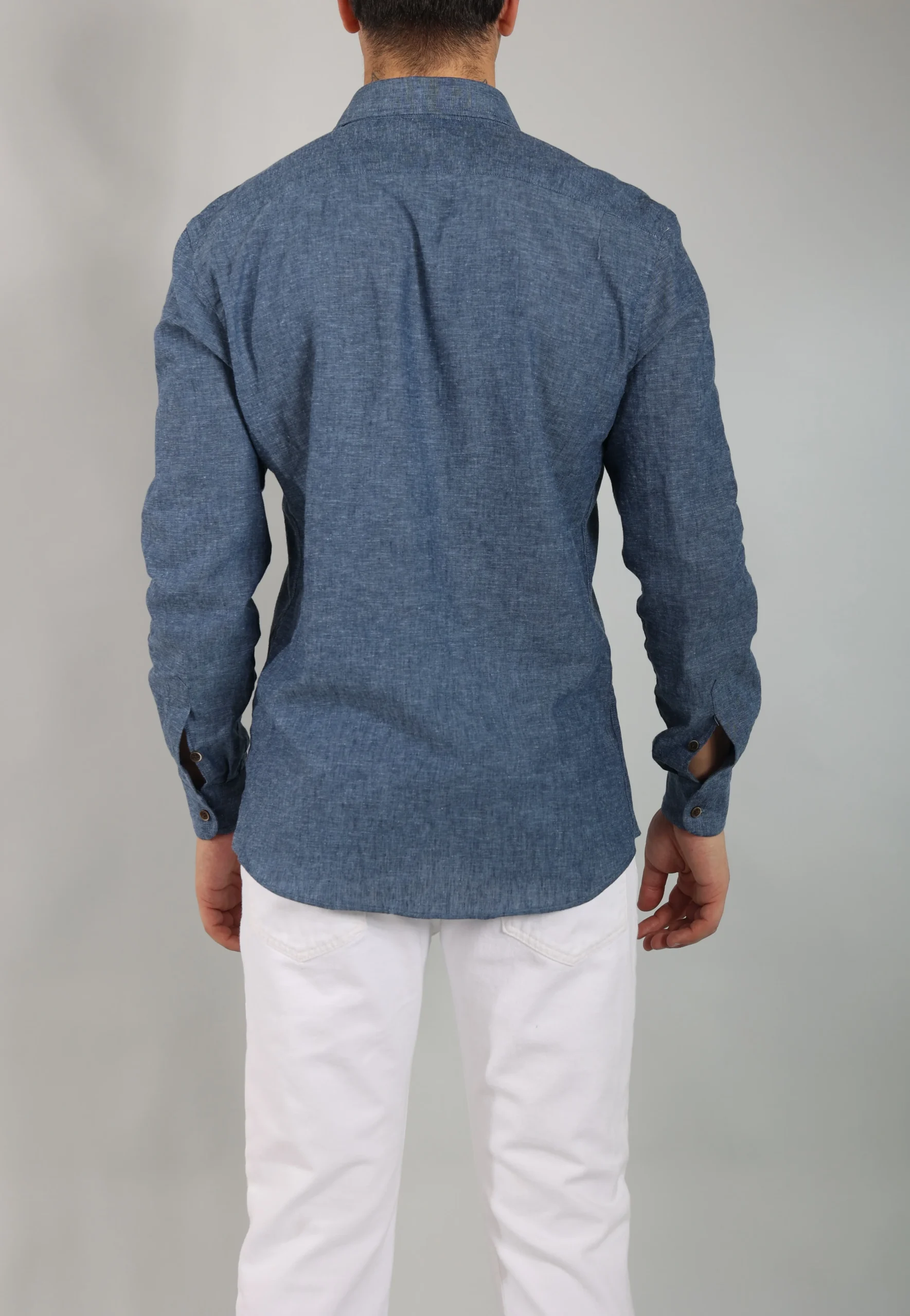 Gold Rush uomo camicia LINOFRANCIASC/42 denim - immagine 2