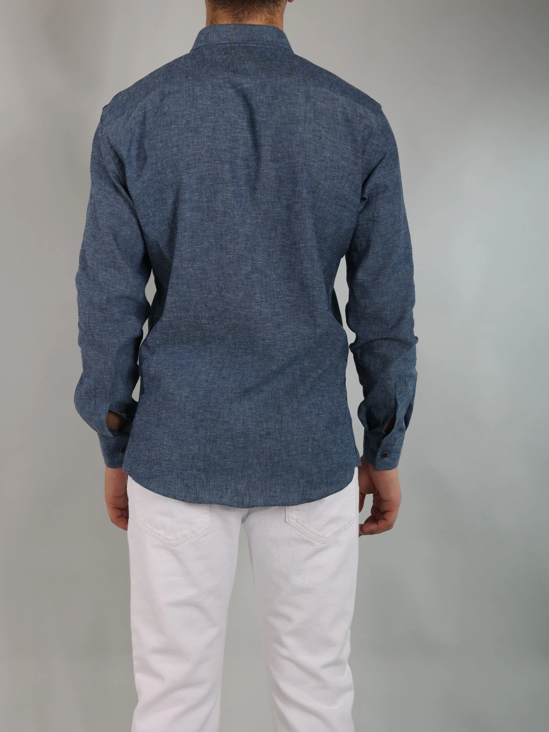 Gold Rush uomo camicia LINOTEXASSC/44 denim - immagine 5