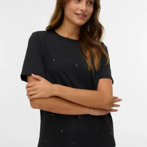 Vero Moda donna t-shirt Paulina 10336970 Black