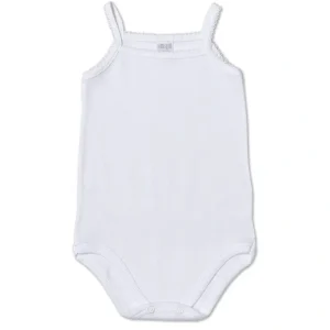 Body neonato bimba Ellepi 3624 spalla stretta cotone 3pz