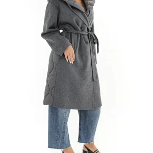 Vicolo donna cappotto TF0028 ASFALTO