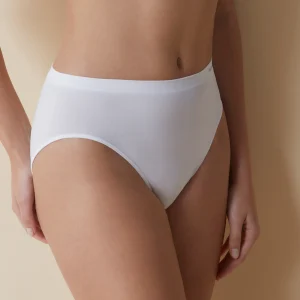 Slip a vita medio-alta in morbida microfibra senza cuciture in taglia unica