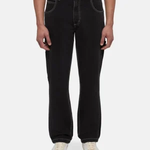 dickies uomo jeans garyville denim black wash