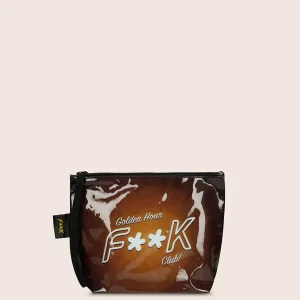 POCHETTE TINTA UNITA MARRONE EFFEK