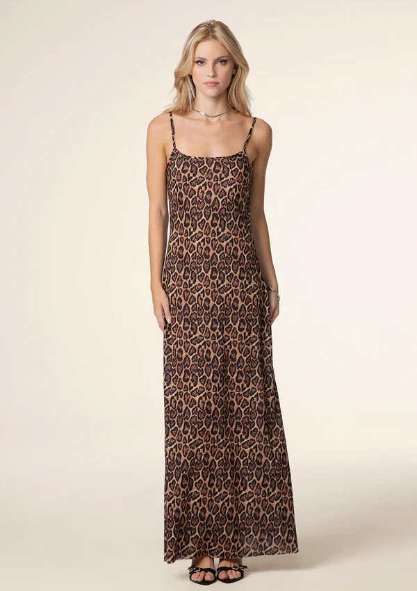 Vestito Lungo Donna F**K Fantasia MACULATA EFFEK - immagine 3