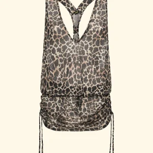 Vestito Corto Donna F**K Fantasia MACULATA Effek