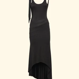 Vestito lungo Donna F**K Nero SW0626-BK EFFEK