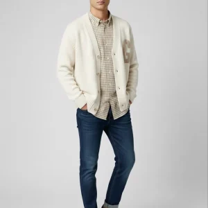 Gold Rush uomo CARDIGAN MA3009GR PANNA