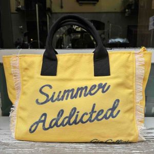 Gio Cellini donna borsa  Summer  Tote Bag SB045 Giallo