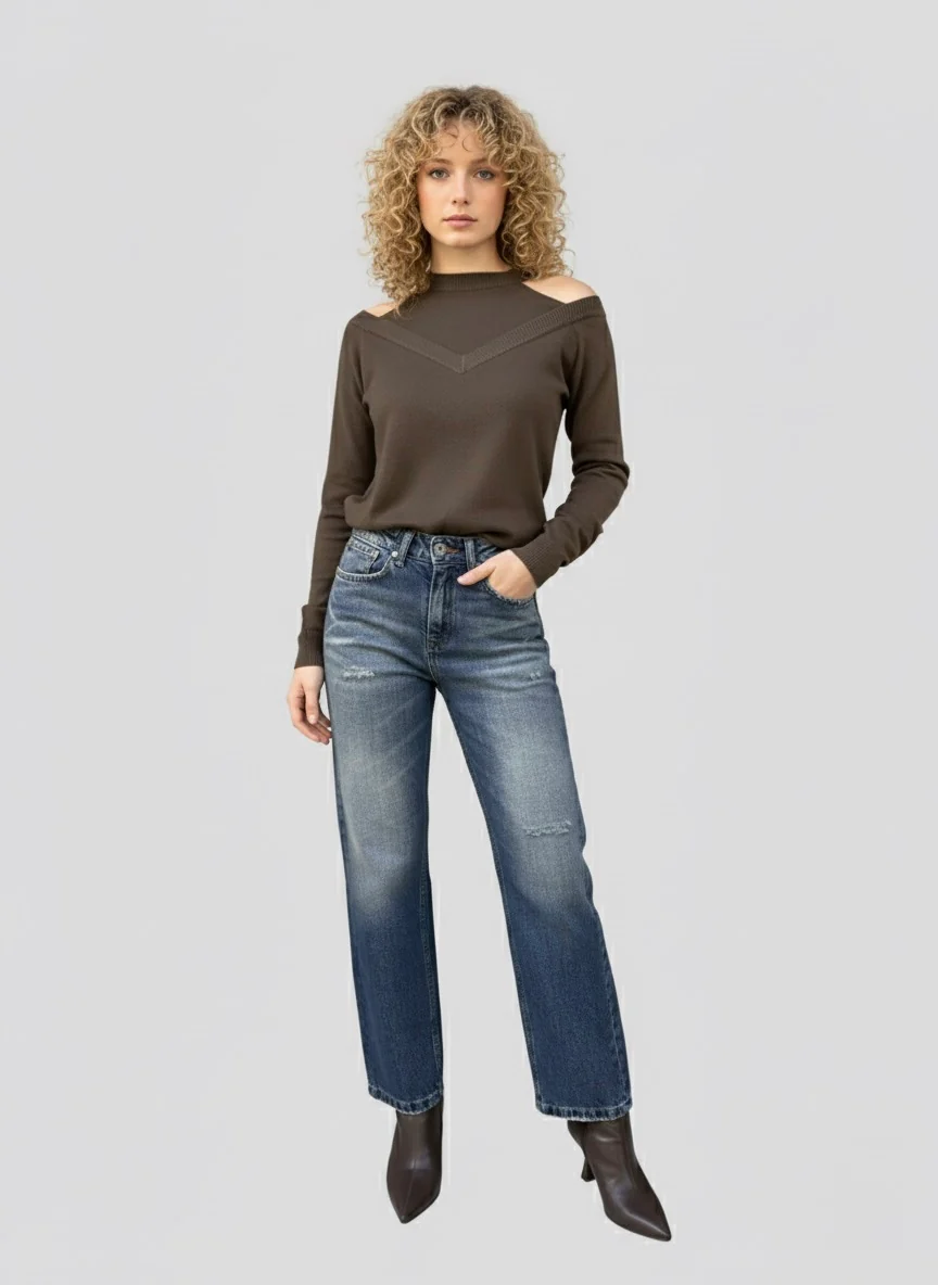 Susy Mix donna jeans Pauletta I25 Denim - immagine 2