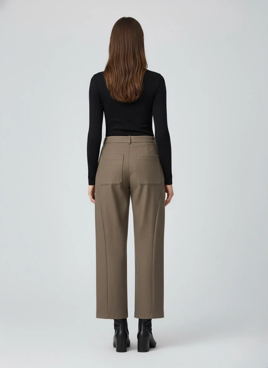 Susy Mix donna pantalone M09326 I25 FANGO - immagine 4