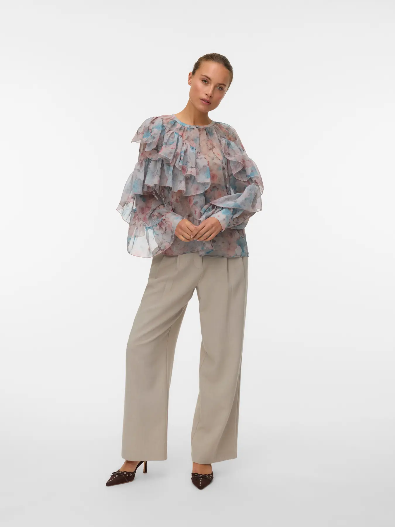 Vero Moda donna t-shirt Sabrina 10343817 - immagine 3