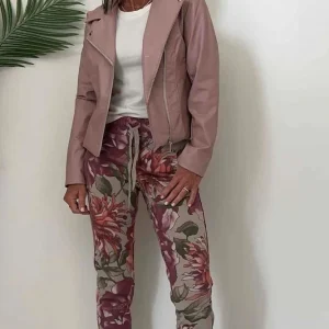 Susy mix donna giubbino chiodo 2923 Rosa