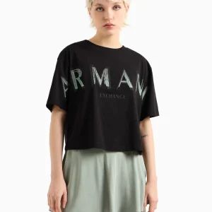 Armani Exchange donna t-shirt XW000520AF10359 UC001 Nero