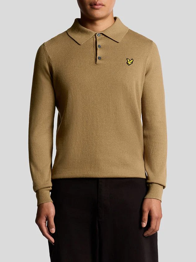 Lyle & Scott uomo maglia polo Long Sleeve KN2113VC - immagine 3