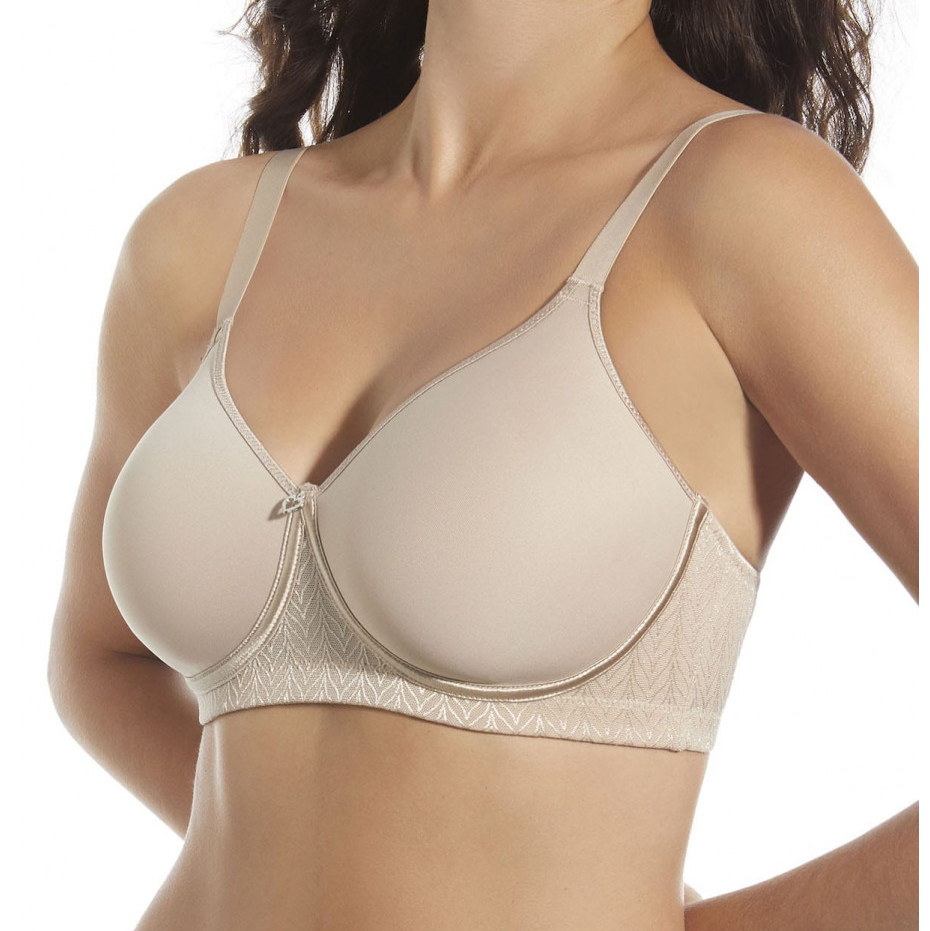 Reggiseno senza ferretto preformato Selene Manuela microfibra e tulle - immagine 3